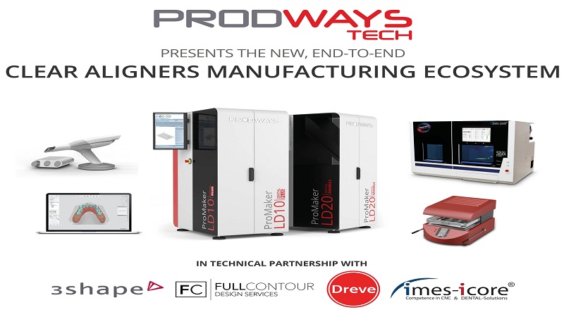 Prodways Launches Manufacturing Ecosystem For Clear Aligners