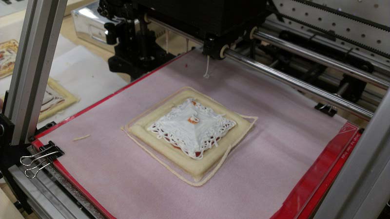 3D Printed Pizza Nasa